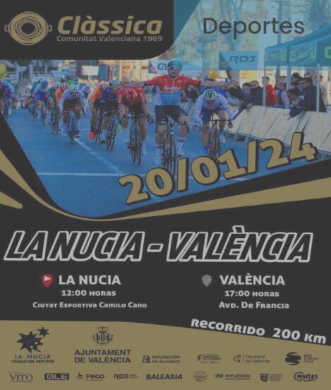 GARA CICLISTICA DA LA NUCIA A VALENCIA 